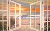 Diane Romanello Sunset Beach painting